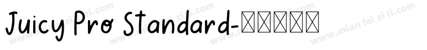 Juicy Pro Standard字体转换